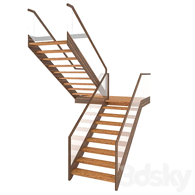 Stairs V03 3D Model