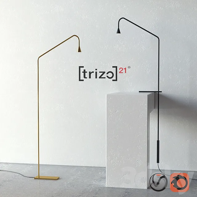 Standard and table lamps from Austere TRIZO21 3DModel Standard and table lamps from Austere TRIZO21 3DModel