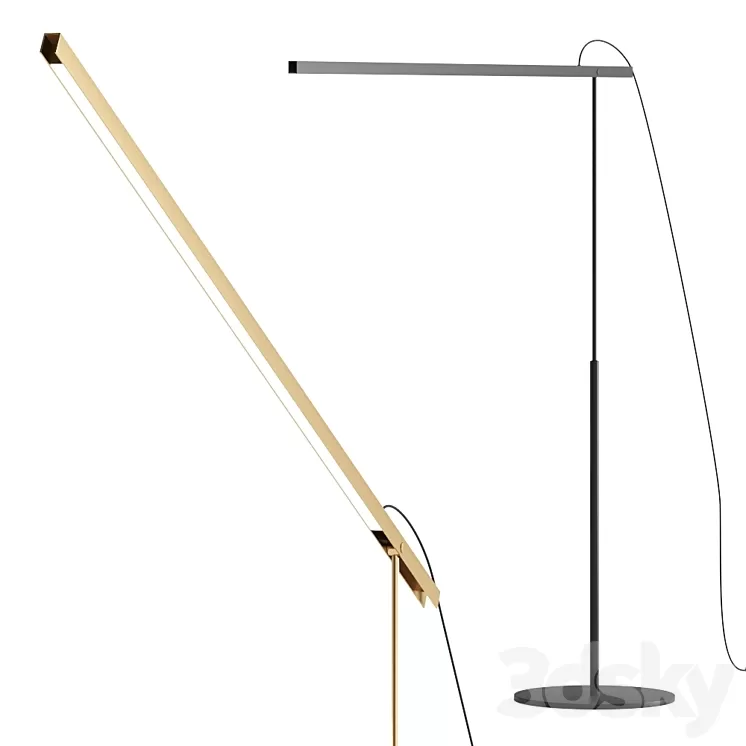 Standard Floor by Blond Belysning Floor lamp Floor lamp 3D Model Free Download