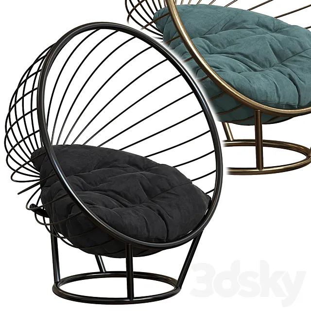 STANDING bubble chair 3D Model