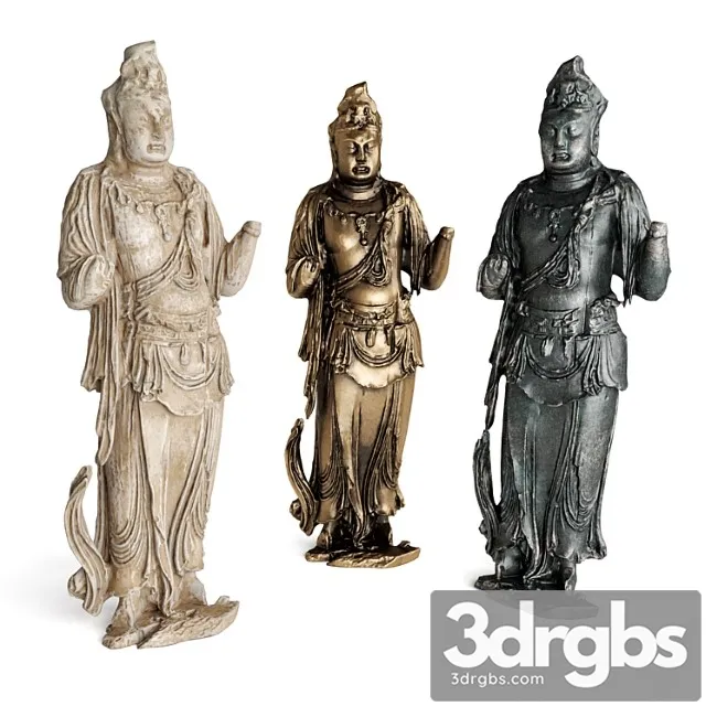 Standing buddha bodhisattva sculpture Standing buddha bodhisattva sculpture