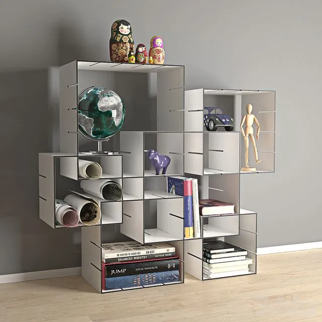 Standregal Konnex Muller 3D Model