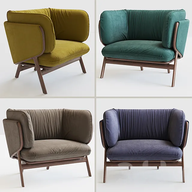 stanley armchair 102s 3D Model