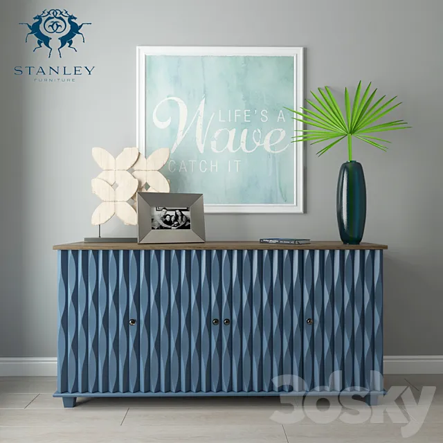 Stanley Coastal Living Oasis Tides Buffet 3D Model Stanley Coastal Living Oasis Tides Buffet 3D Model