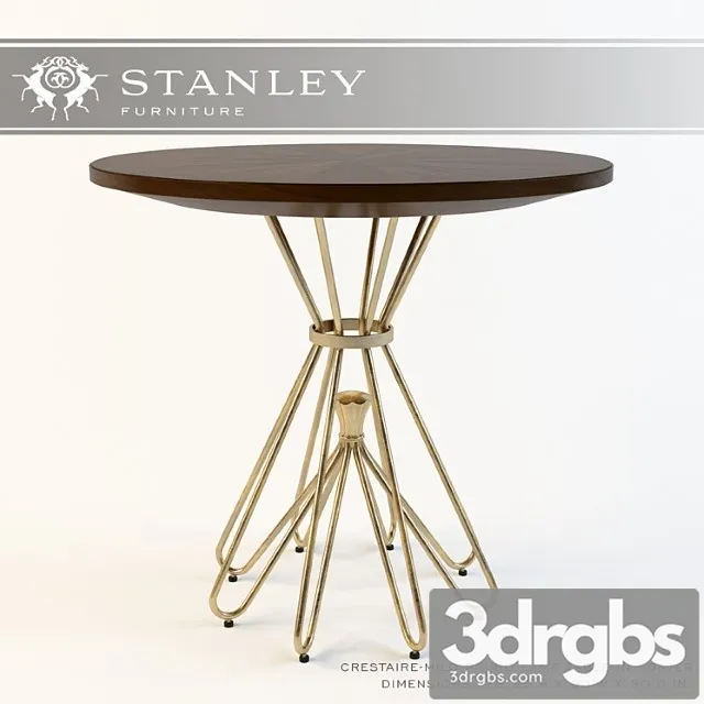 Stanley Crestaire-milo round lamp table 2 3D Model Download Stanley Crestaire-milo round lamp table 2 3D Model Download