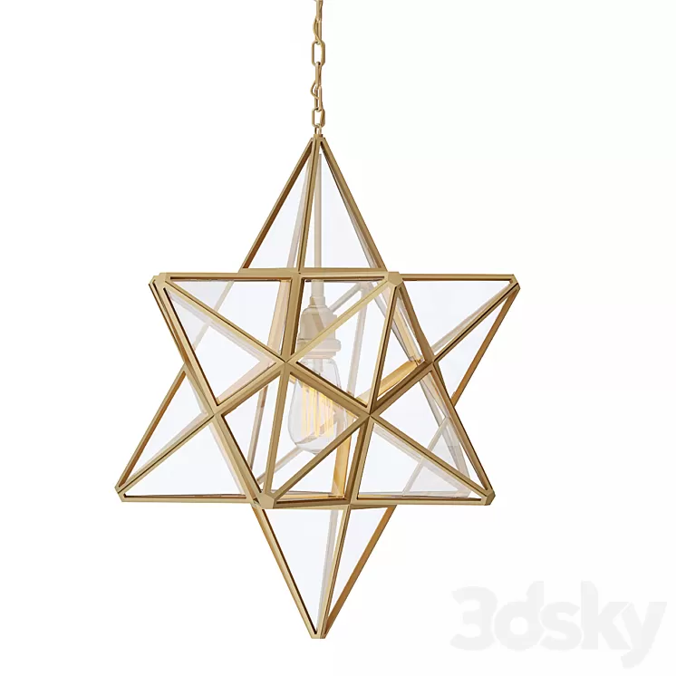 Star lamp 3D Model Star lamp 3D Model