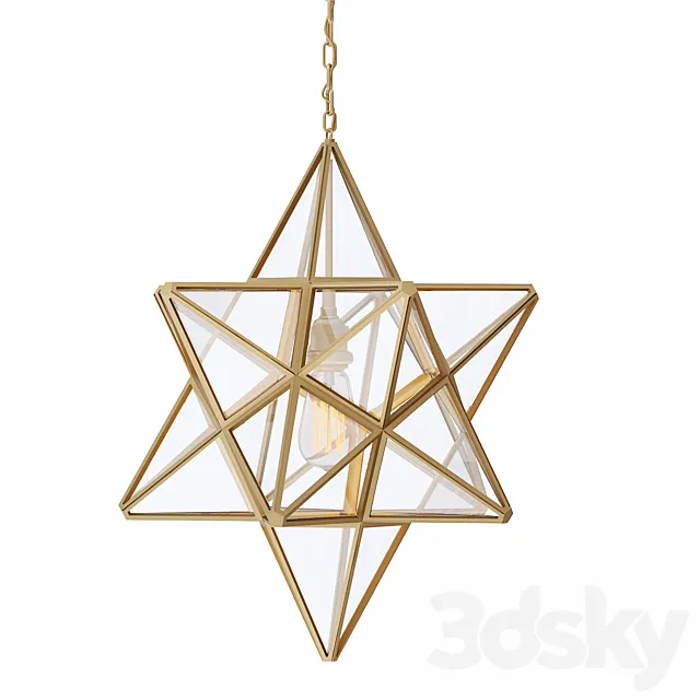 Star lamp 3DModel Star lamp 3DModel