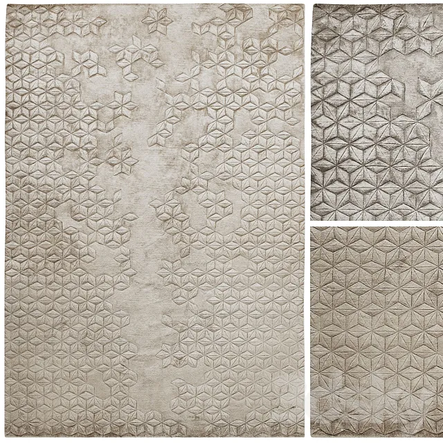 Star Silk Rug Set by The Rug Company 3DModel Star Silk Rug Set by The Rug Company 3DModel