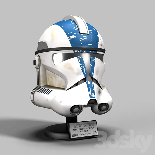 Star Wars clone helmet 3DModel Star Wars clone helmet 3DModel