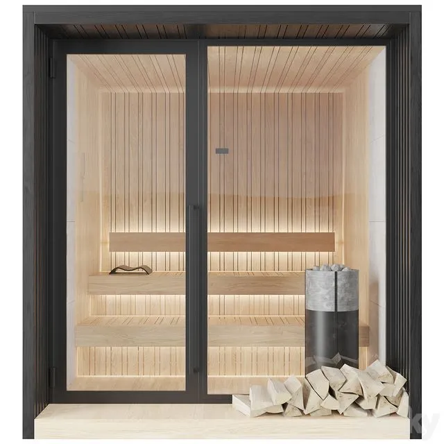STARPOOL NATURE SAUNA PERSONAL Sauna 3D Model
