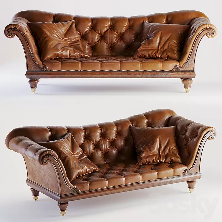 Stately Homes Chatsworth sofa by Baker furniture 3D Model