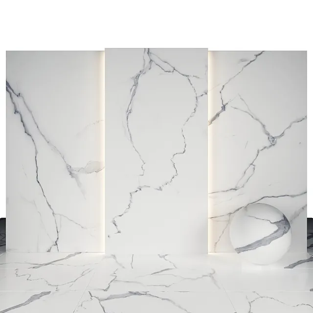 Statuario Marble 06 3D Model