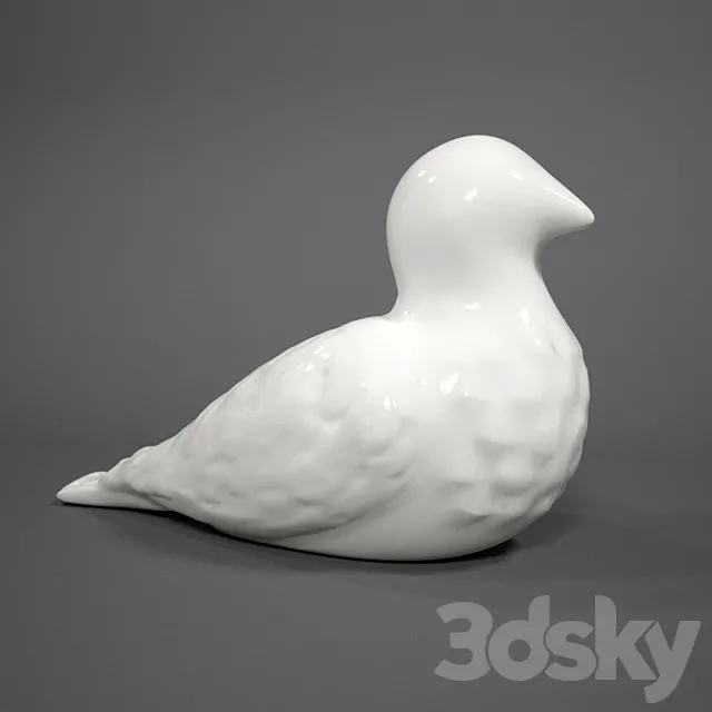 Statuette Of “Bird” 3D Model Statuette Of “Bird” 3D Model