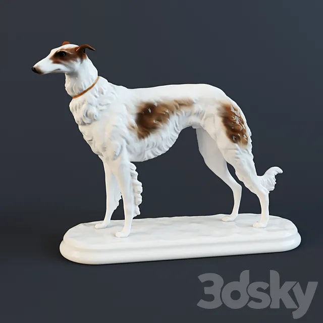 statuette of dog 3DModel