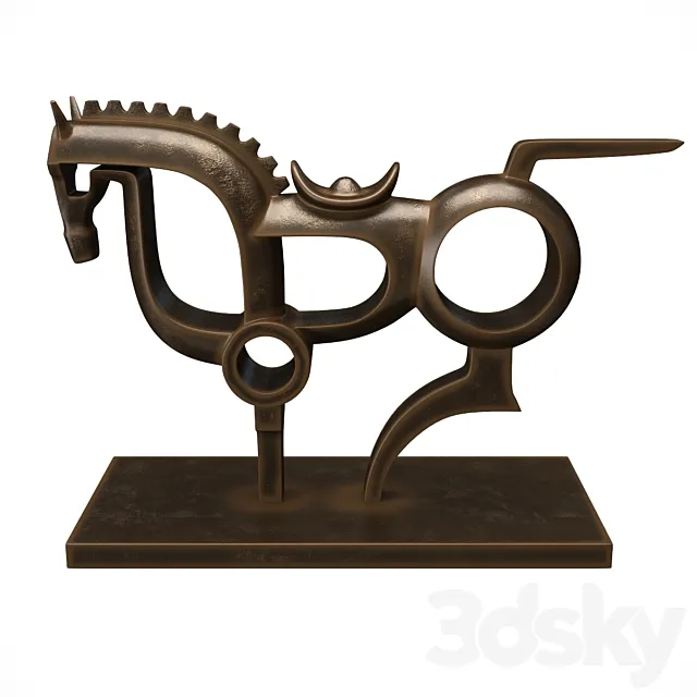 Statuette of Konya 3D Model