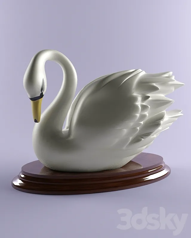statuette of “Swan” 3D Model statuette of “Swan” 3D Model