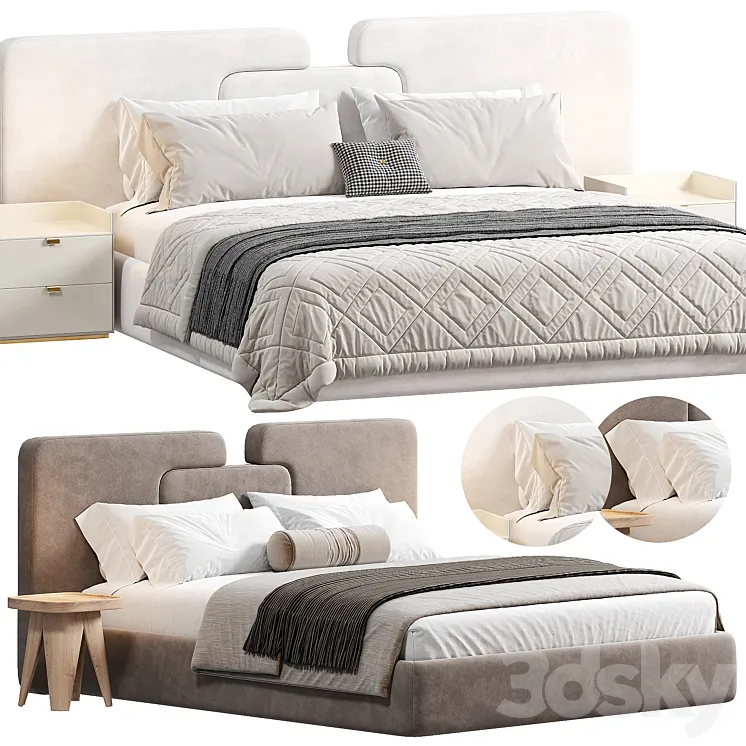 Status Bed by Samoa 3D Model Free Download