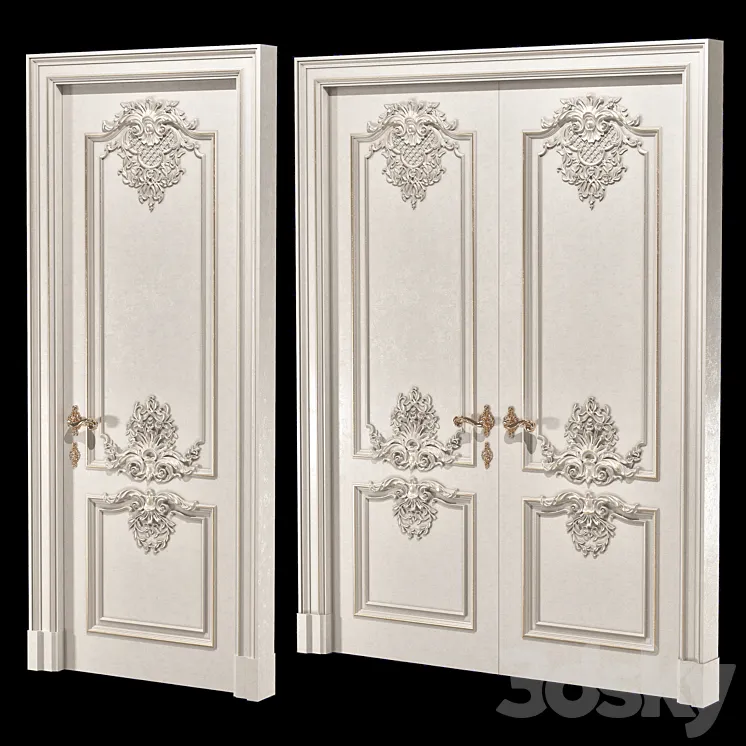 stavros versailles door 3D Model Free Download