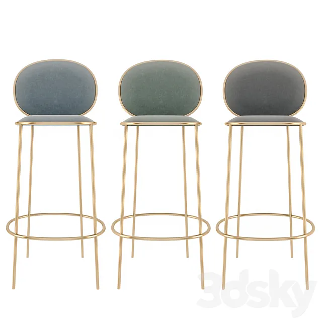 Stay bar stool 3D Model Stay bar stool 3D Model