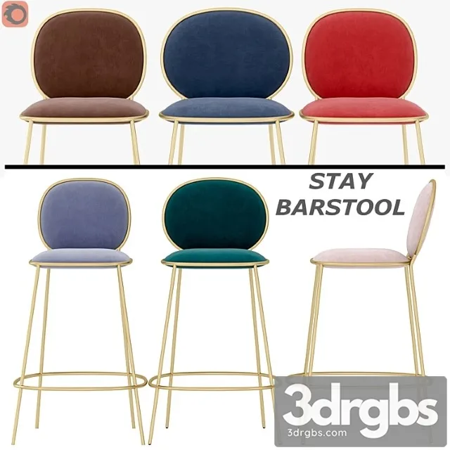 Stay Barstool 3D Model Download Stay Barstool 3D Model Download