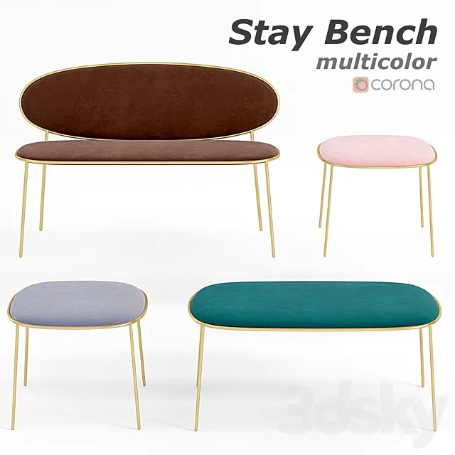 Stay bench 2 3DModel Stay bench 2 3DModel