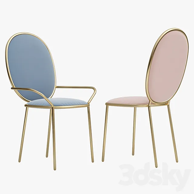 Stay Dining Chair 3D Model