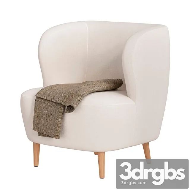 Stay Lounge Chair By Gubi 4 3D Model Download