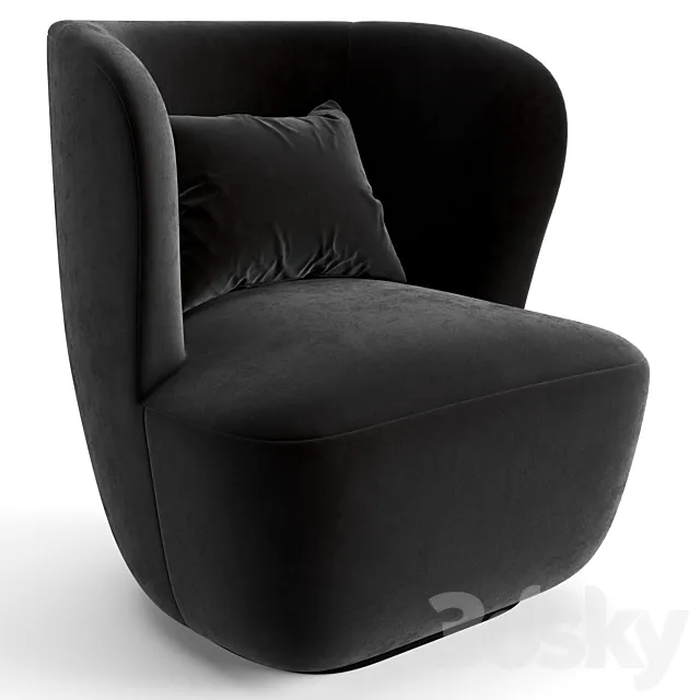 Stay Lounge Chair – Small 3D Model