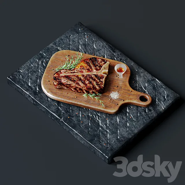 Steak 3D Model