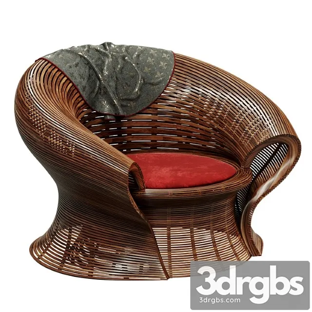 Steam 23 Walnut Steam Bent Chair By Bae Se Hwa 2 3D Model Download