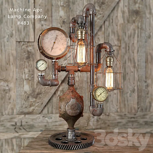 Steam lamp # 483 3DModel