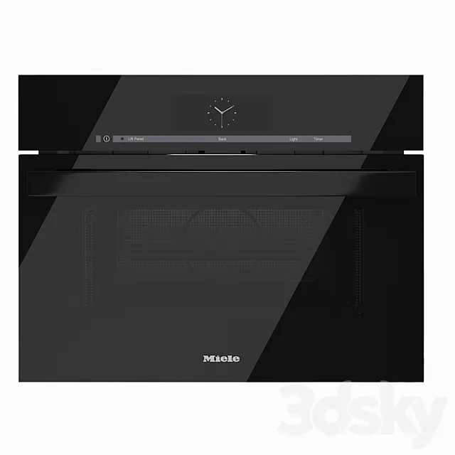 Steam Oven Miele DGC 6805 6800 6705 6700 Black 3D Model