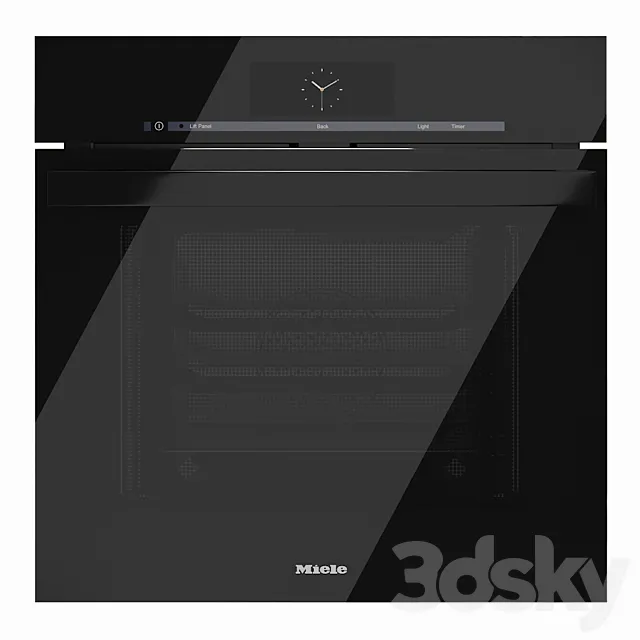 Steam Oven Miele DGC 6865 6860 6765 6760 AM Black 3D Model