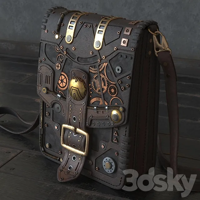 Steampunk_bag 3D Model Steampunk_bag 3D Model