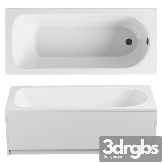 Steel bath Kaldewei Eurowa 309 140×70 3D Model Download