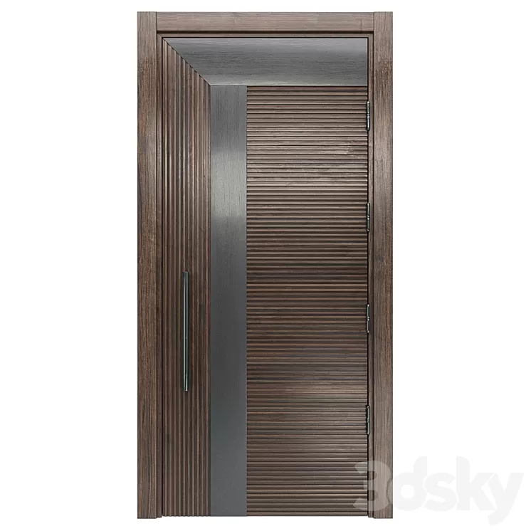 STEEL BENT DOOR 3D Model