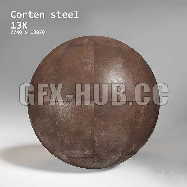 Steel Corten 3D Model