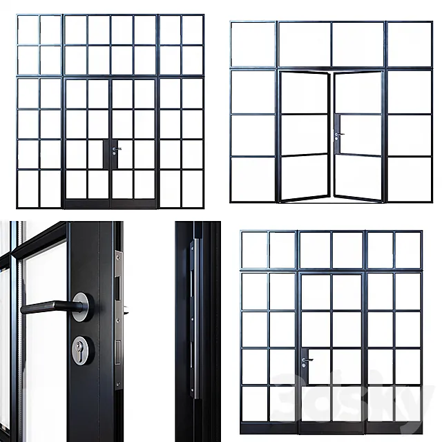 Steel doors 3DModel