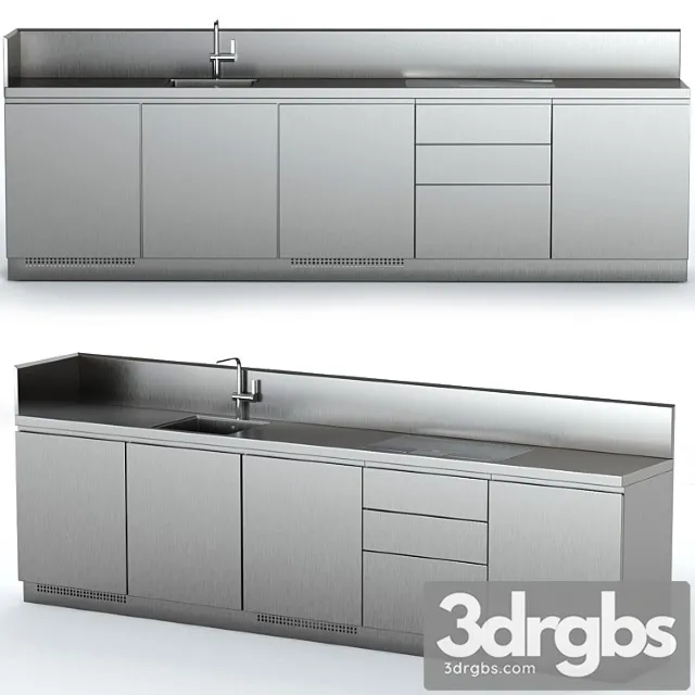 Steel outdoor kitchen atelier abimis 3D Model Download Steel outdoor kitchen atelier abimis 3D Model Download