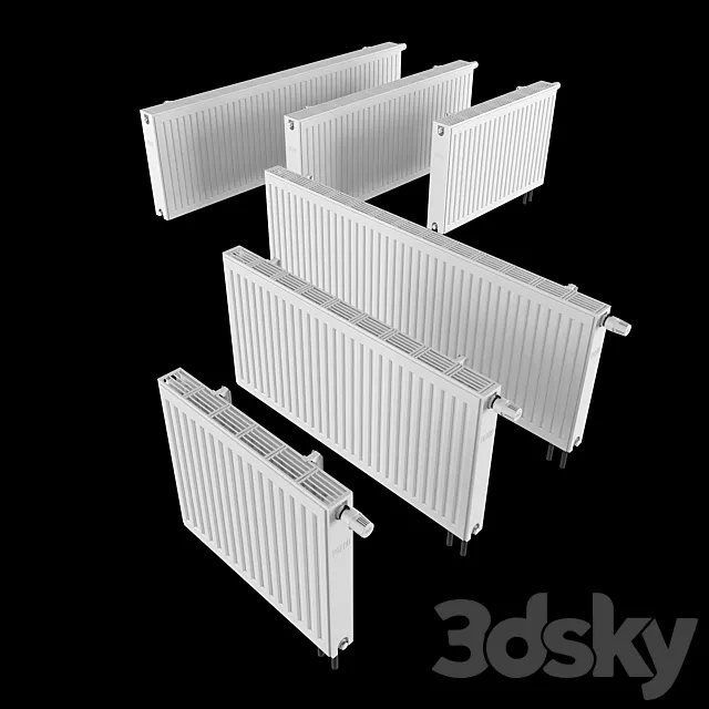 Steel panel radiators PRADO UNIVERSAL 3DModel