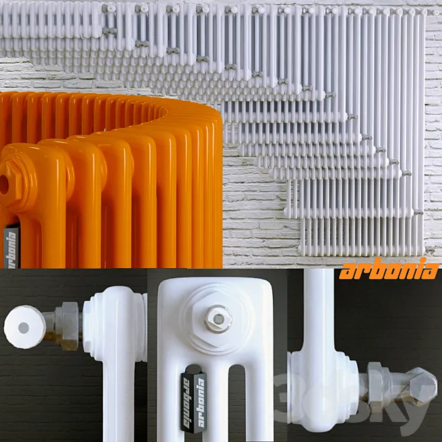 Steel tubular radiators Arbonia 3DModel