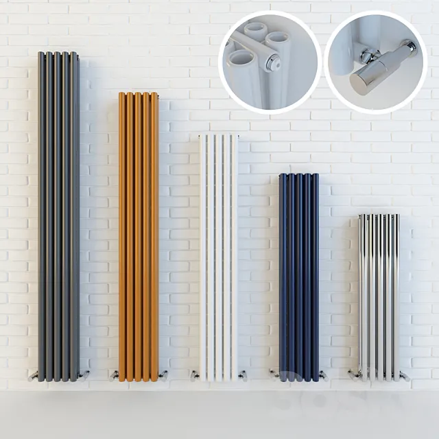 Steel tubular radiators KZTO Harmony 3DModel