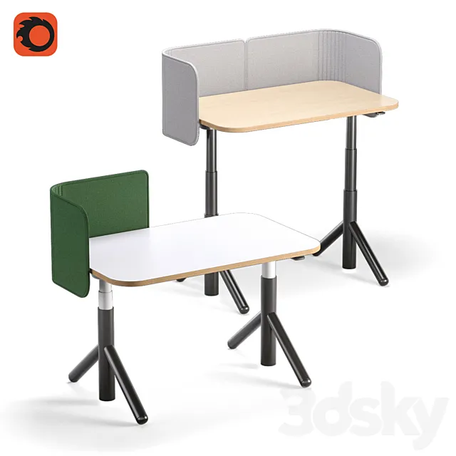 Steelcase flex 3D Model