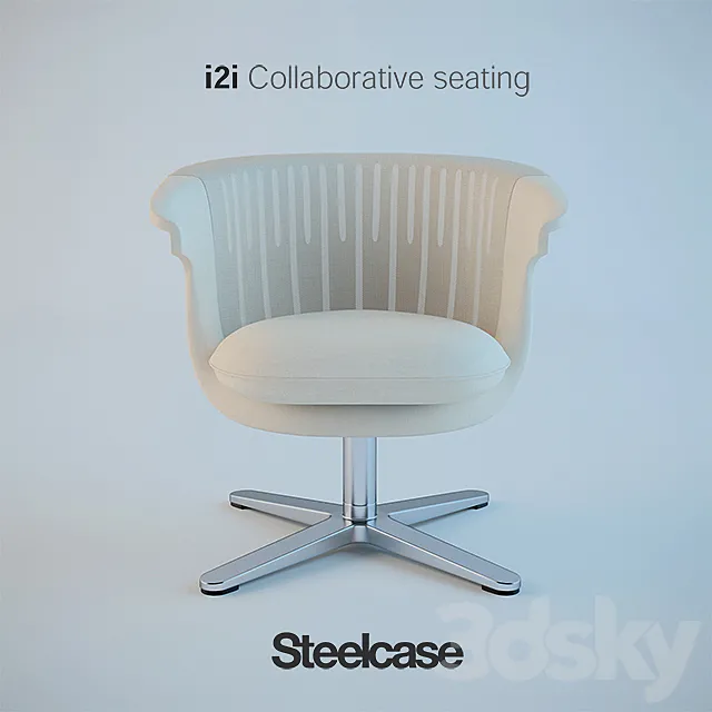 Steelcase i2i Collaborative seating chair 3D Model Steelcase i2i Collaborative seating chair 3D Model