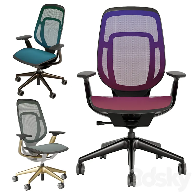 Steelcase Karman Office Chair 3D Model Free Download