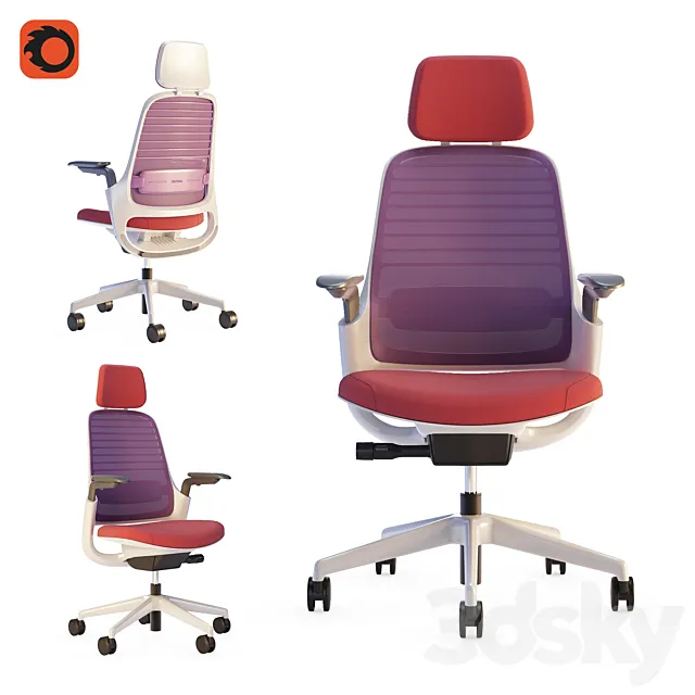 Steelcase – Office Chair Series1 3D Model