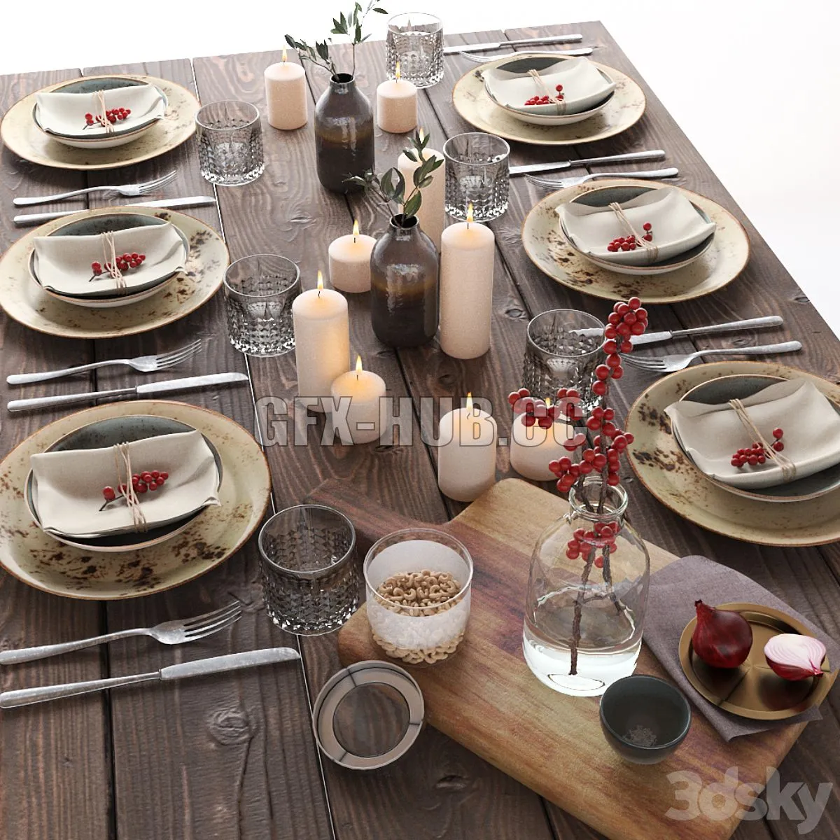 Steelite craft dinnerware 3D Model