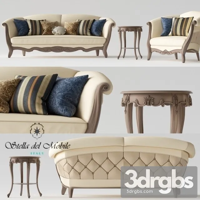 Stella Del Mobile Italini Sofa 3D Model Download Stella Del Mobile Italini Sofa 3D Model Download