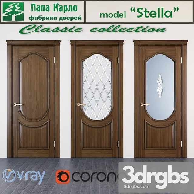 Stella Series Classic Door 3D Model Download