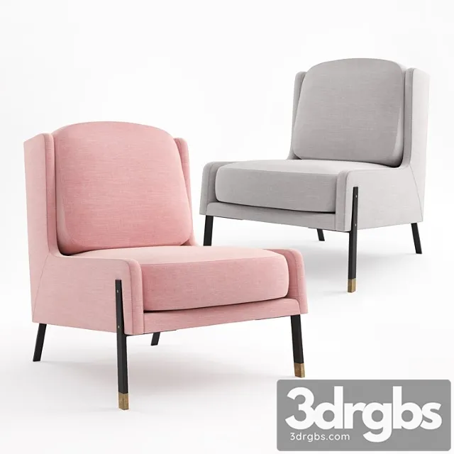 Stellar works – blink sofa one seater 3D Model Download